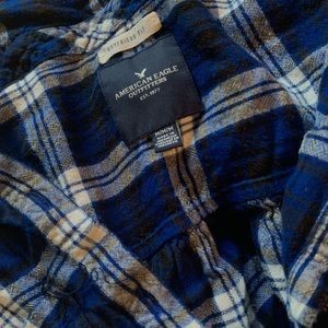 American Eagle Flannel Long Sleeve Shirt